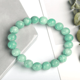 Bracelet Amazonite Verte | Lithothérapie Stéphanie